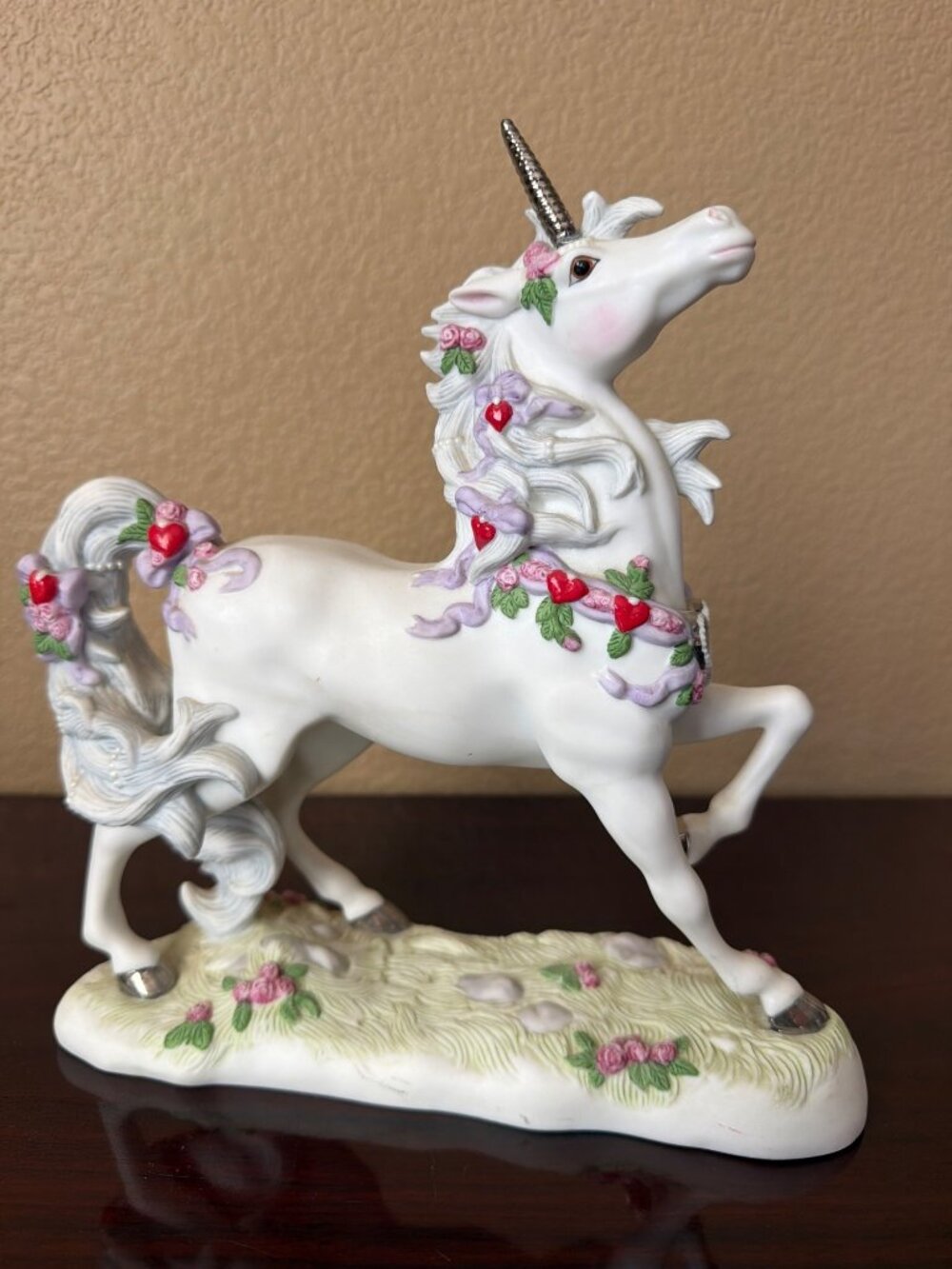 1994 Princeton Gallery "Love’s Messenger" Porcelain Unicorn Figurine - No Box